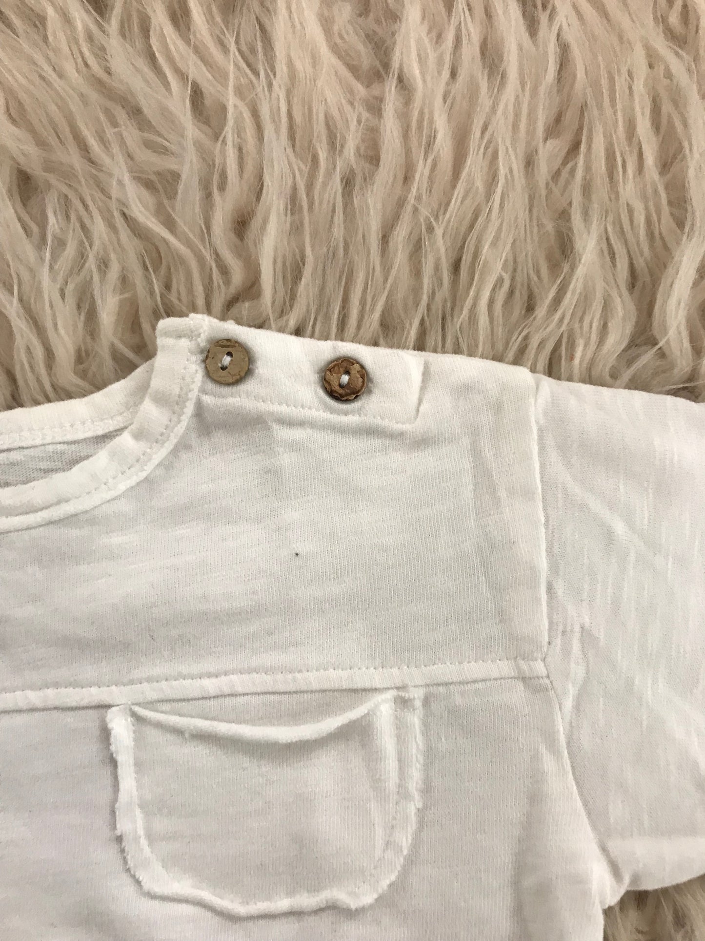 T-shirt cotone colore bianco
