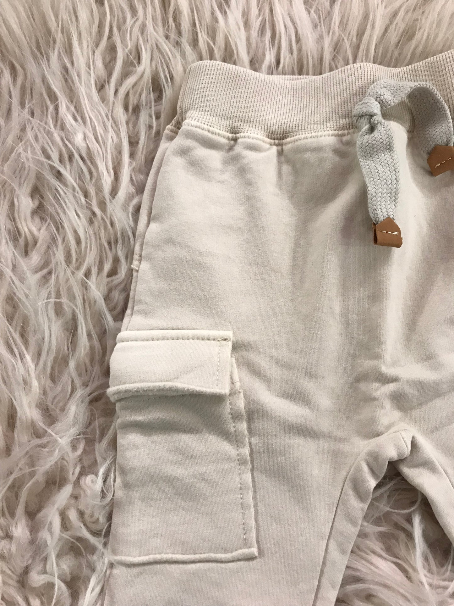 Pantalone felpa panna