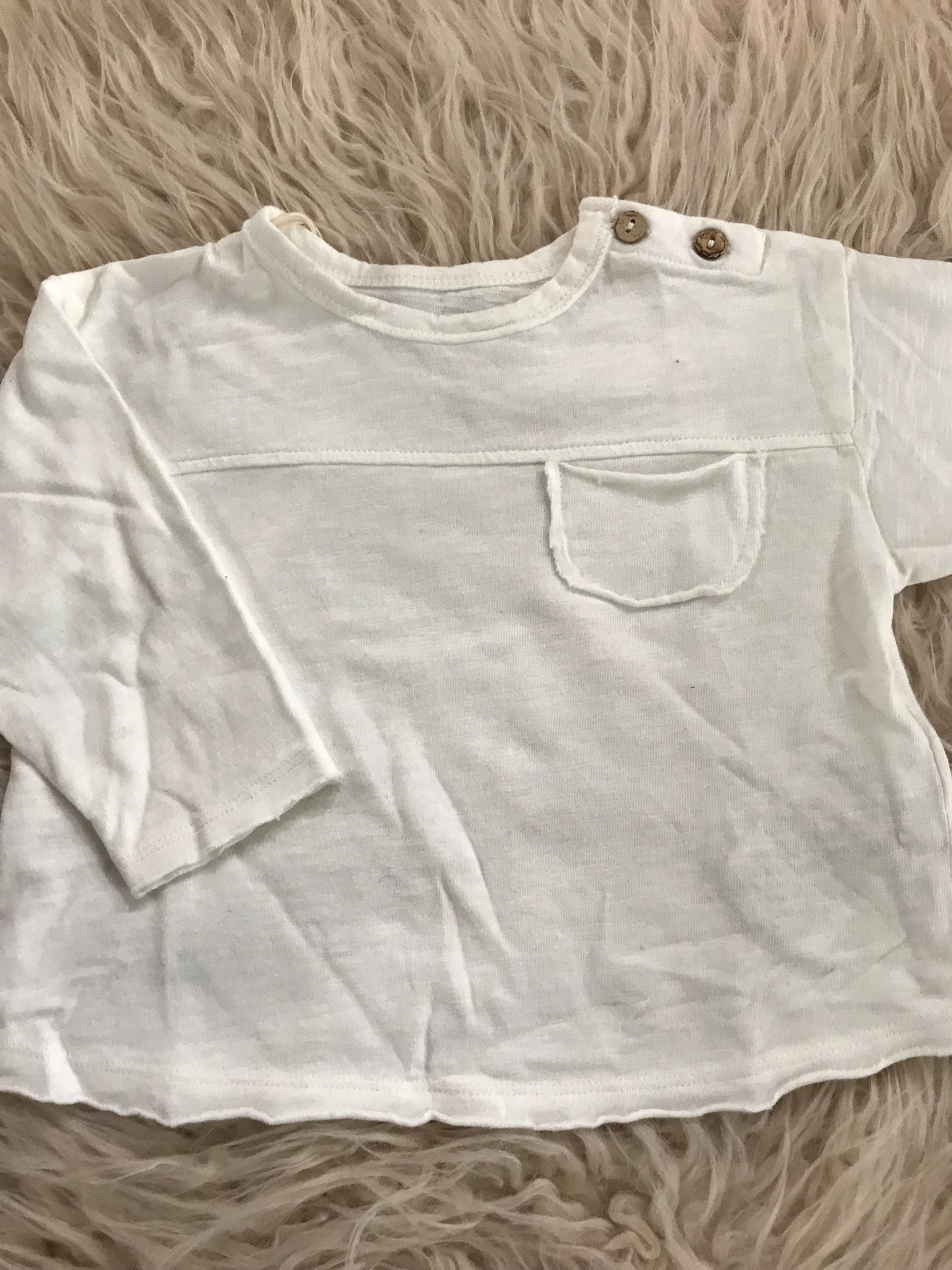 T-shirt cotone colore bianco