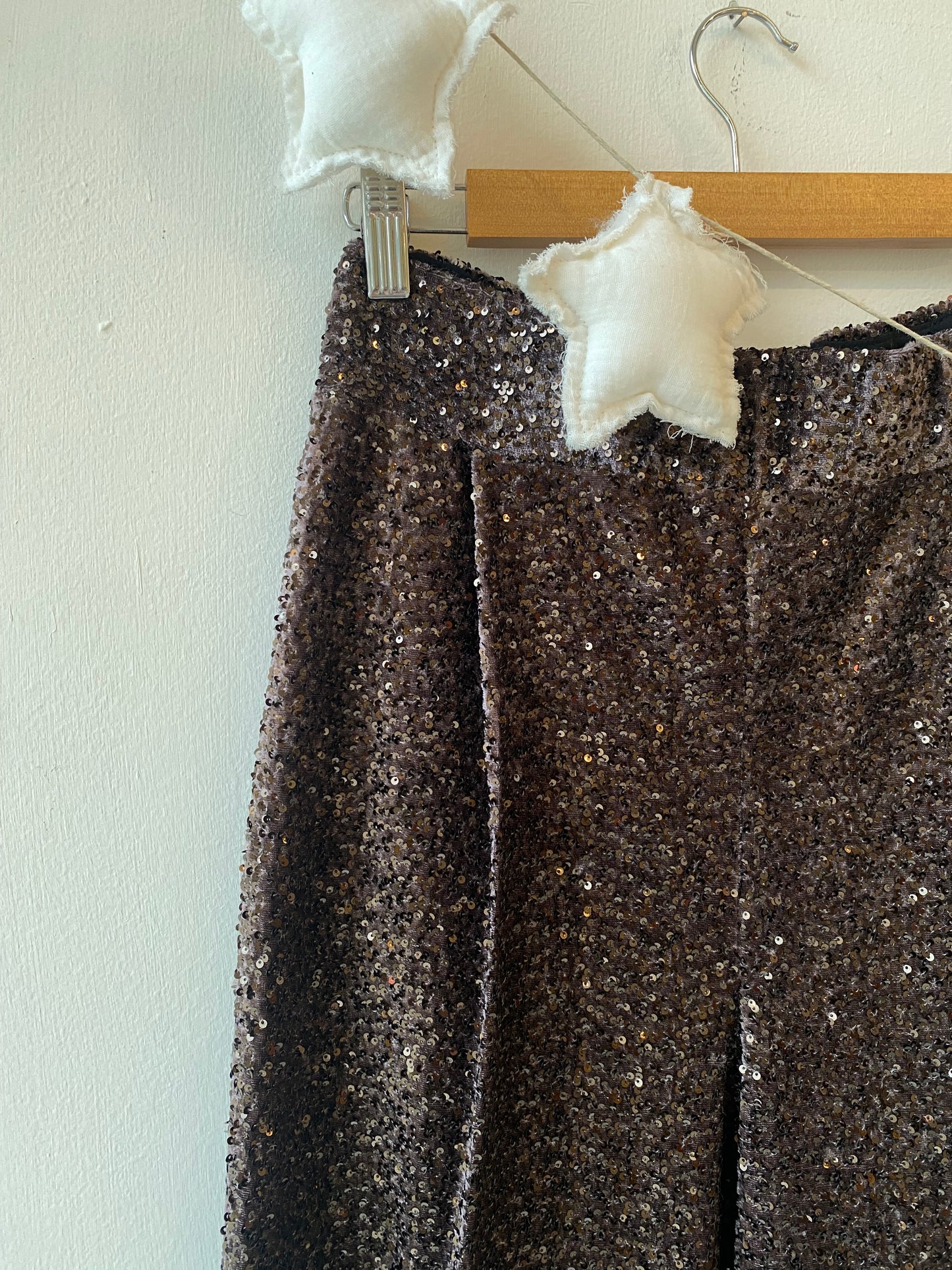 Pantalone Roy paillettes cioccolato