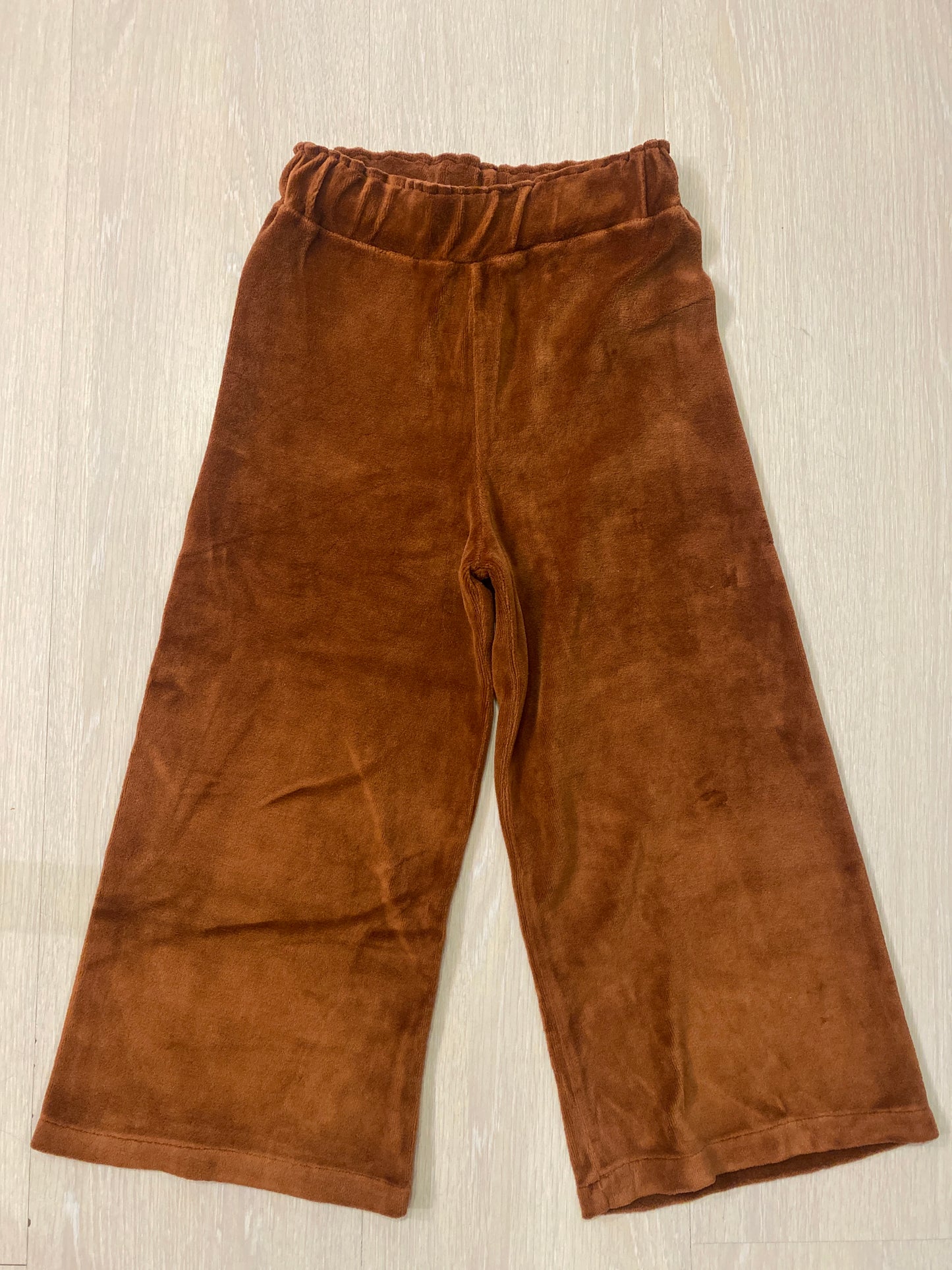 Pantalone ciniglia colore bruciato
