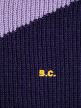 Carica l&#39;immagine nel visualizzatore di Gallery, BOBOCHOSES pull gilet in lana a costa multicolor
