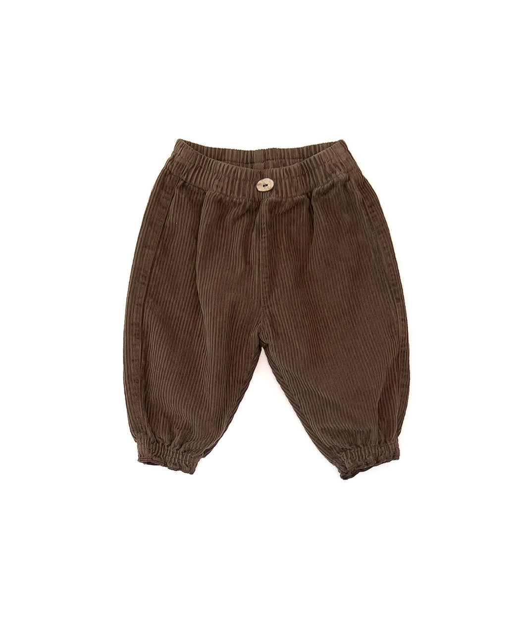 PLAY UP pantaloni bambina velluto colore cioccolato