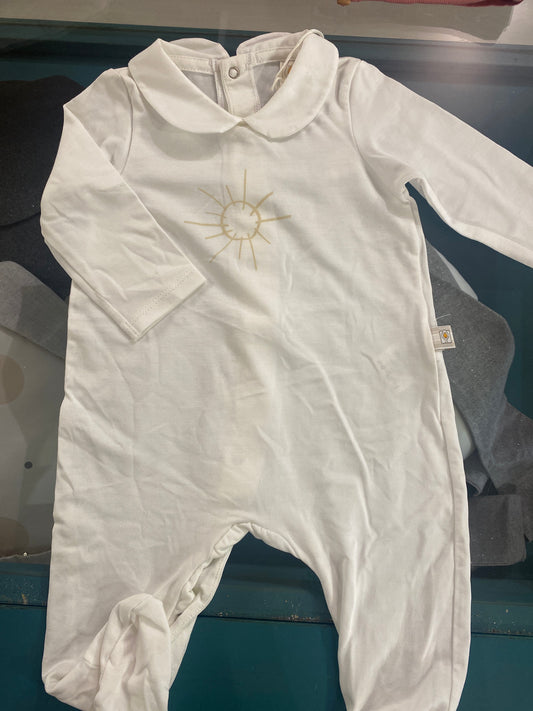 Tutina in tencell colore latte
