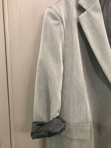 MAIS OUI Giacca OVER colore grigio perla