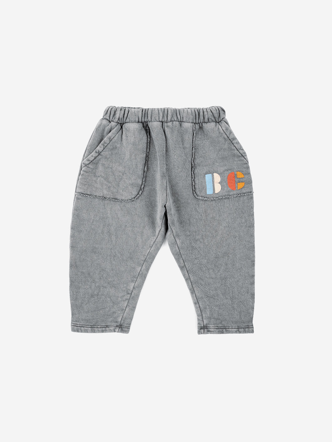 BOBOCHOSES pantaloni bambino in felpa colore grigio