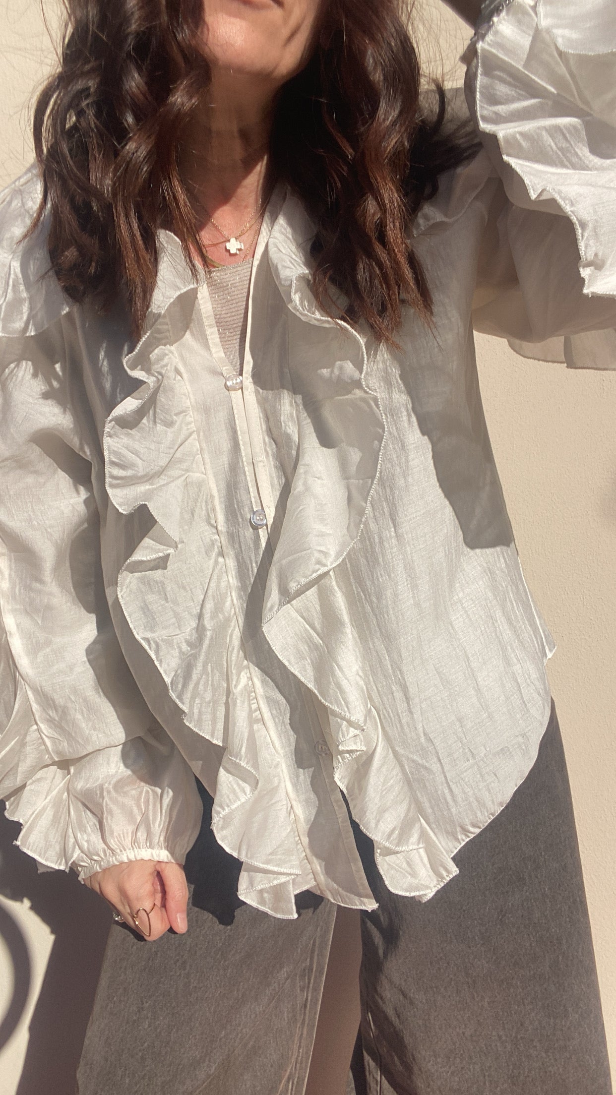 Camicia Elisabeth champagne