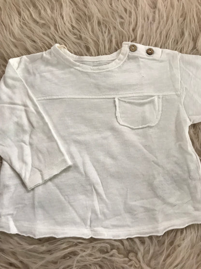 T-shirt cotone colore bianco