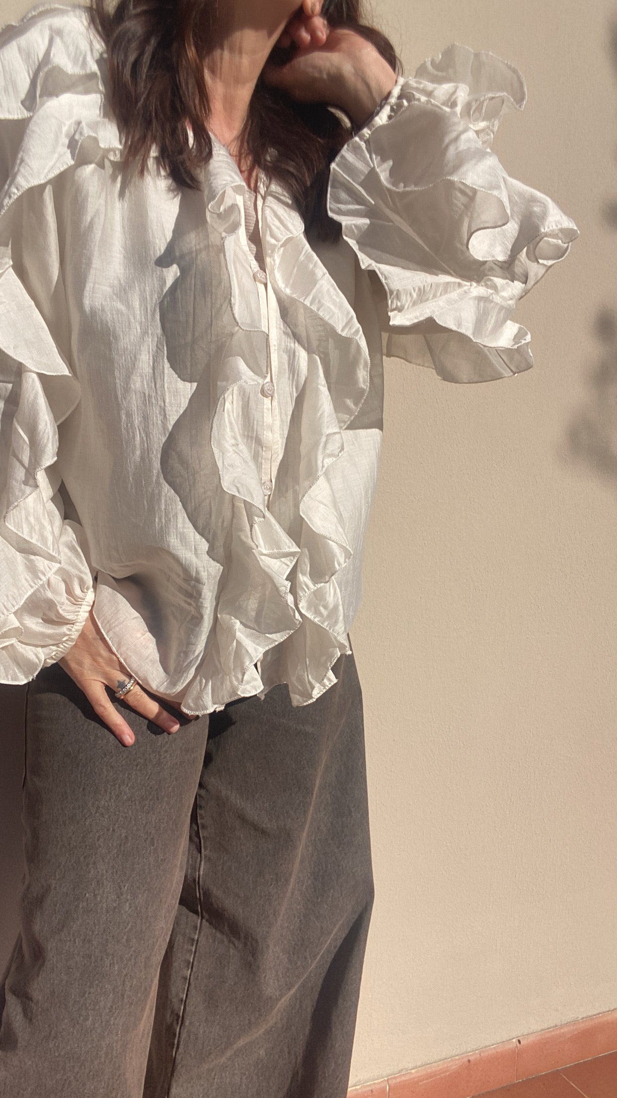 Camicia Elisabeth champagne
