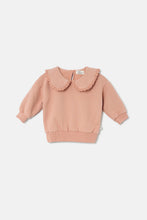 Carica l&#39;immagine nel visualizzatore di Gallery, MY LITTLE COZMO maglia bambina cotone colore rosa antico
