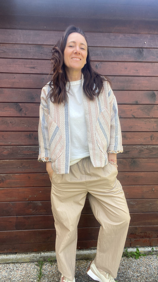 Giacca kimono Marta multicolor