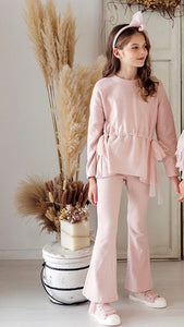 MAGIL maglia bambina in felpa rosa chiaro