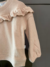 Carica l&#39;immagine nel visualizzatore di Gallery, MAGIL maglia bambina caldo cotone con volant colore rosa chiaro
