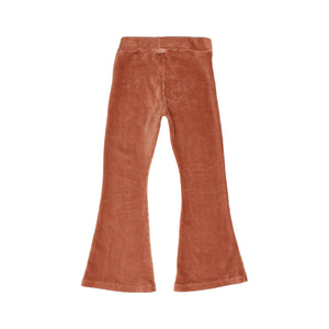 BUHO BARCELONA completo per bambina in velluto colore old rose