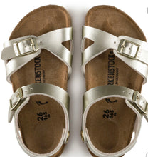 Carica l&#39;immagine nel visualizzatore di Gallery, BIRKENSTOCK Rio sandalo bambina metallic gold
