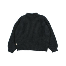 Carica l&#39;immagine nel visualizzatore di Gallery, BUHO BARCELONA cardigan in lana colore blu
