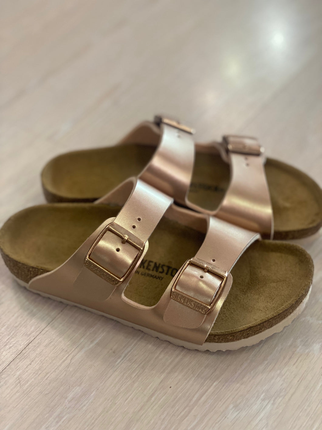 BIRKENSTOCK Arizona ciabattina electric metallic copper