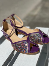 Carica l&#39;immagine nel visualizzatore di Gallery, HOPE sandali donna glitter multicolor e viola
