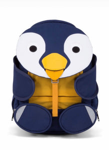 Zainetto pinguino per la scuola materna - Eco-Friendly - consigliato da 3 a 5 anni - pratico anche per le uscite con mamma e papà - spalline regolabili - cintura torace - imbottitura posteriore - strisce riflettenti