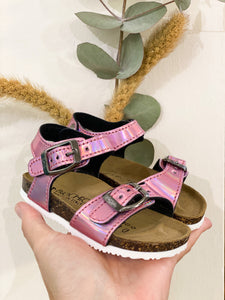 BIOCHIC sandali bambina in vernice colore ciclamino