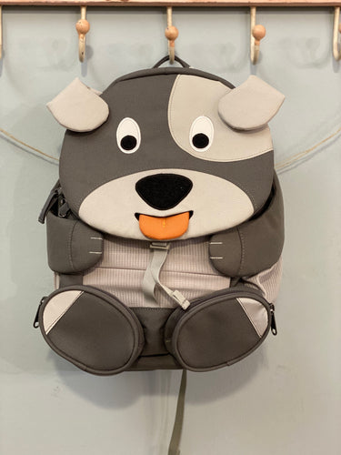 Zainetto cane per la scuola materna - Eco-Friendly - consigliato da 3 a 5 anni - pratico anche per le uscite con mamma e papà - spalline regolabili - cintura torace - imbottitura posteriore - strisce riflettenti