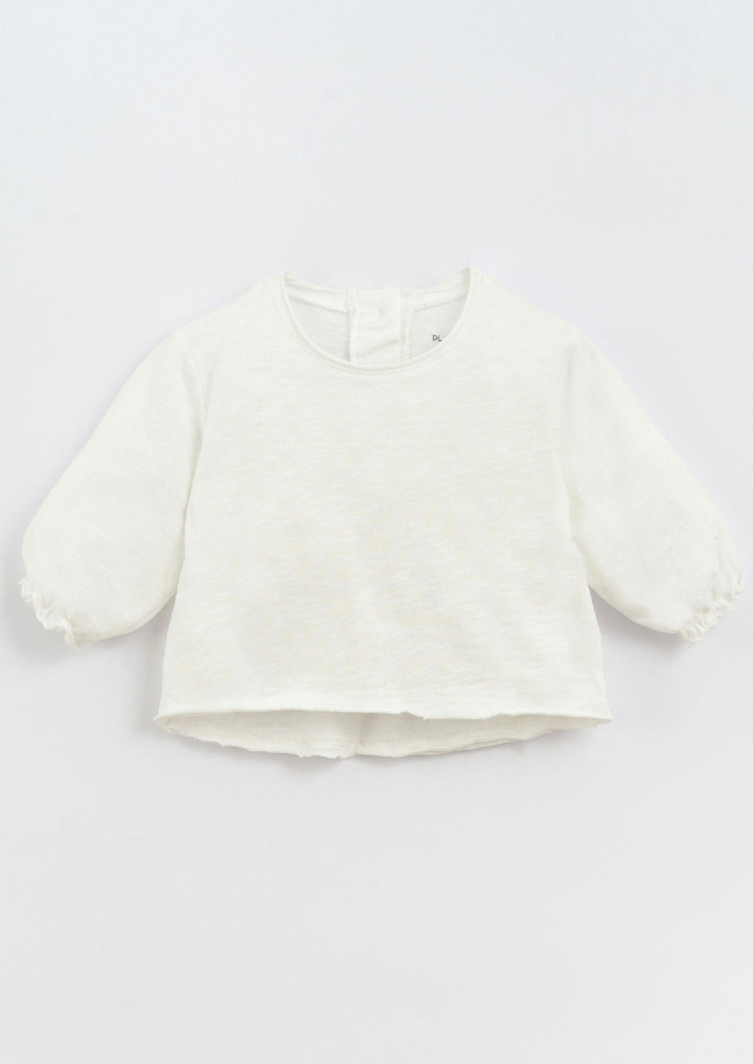 PLAY UP t-shirt bambina cotone colore bianco