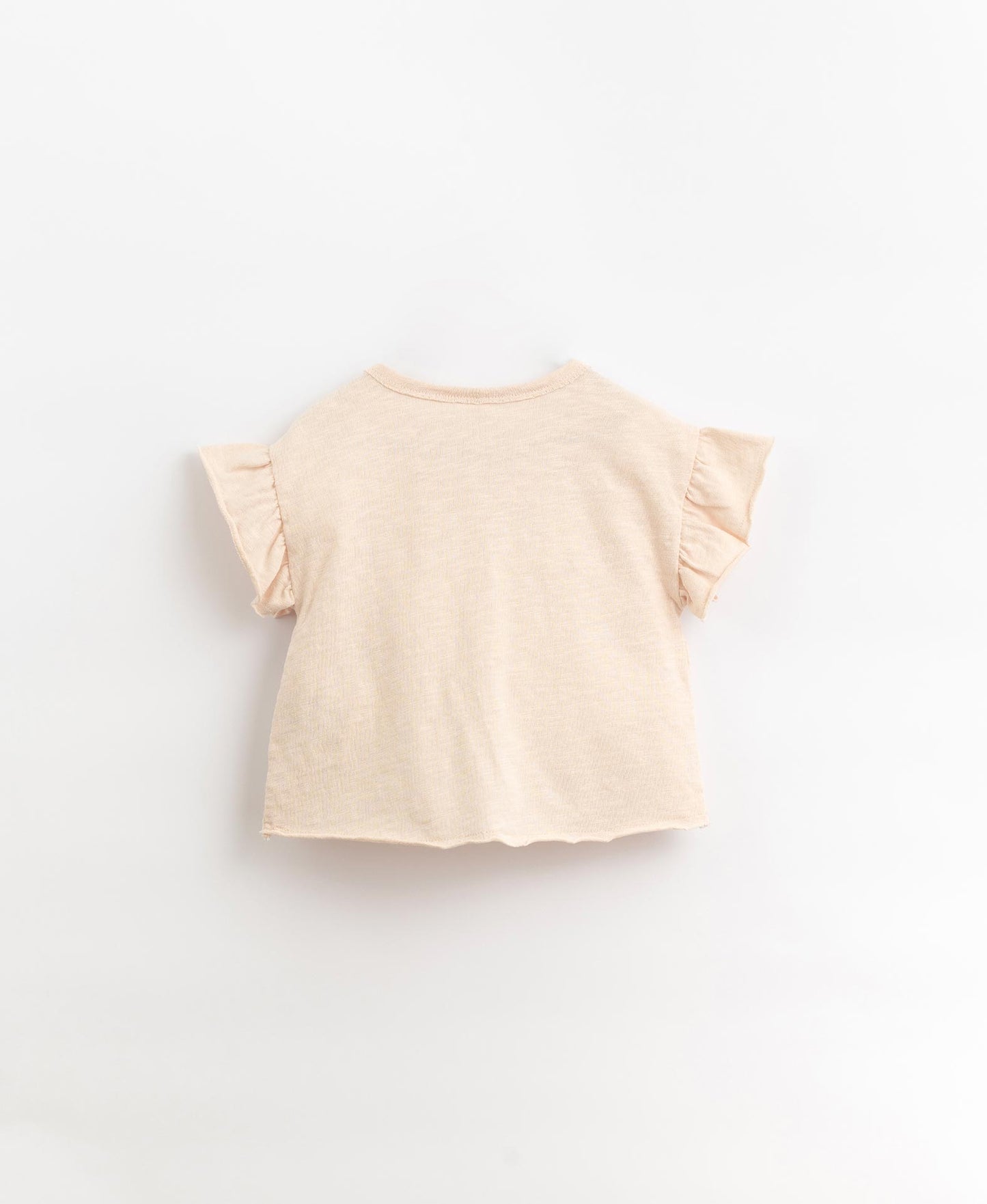 T-shirt bambina in cotone organico colore rosa