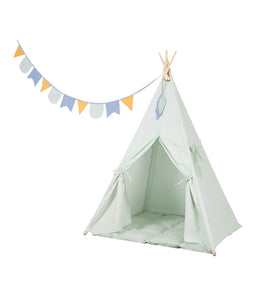 LITTLE DUTCH Tenda in cotone colore menta