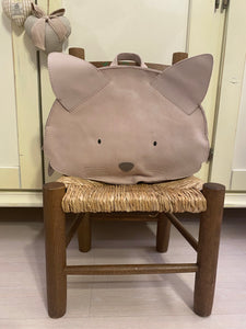 Zaino grande in pelle forma gatto