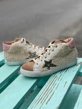 Carica l&#39;immagine nel visualizzatore di Gallery, DIANETTI sneakers in pelle e pelliccetta ecologica
