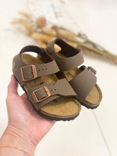 Carica l&#39;immagine nel visualizzatore di Gallery, BIRKENSTOCK New York sandali bambino colore mocha
