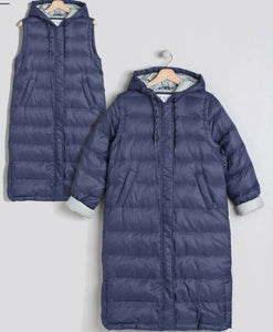 Indi & Cold piumino gilè donna colore blu