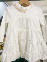 Carica l&#39;immagine nel visualizzatore di Gallery, MYMIKY abito bambina felpa di cotone colore latte

