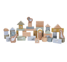 Carica l&#39;immagine nel visualizzatore di Gallery, LITTLE DUTCH città di legno azzurra
