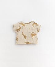 Carica l&#39;immagine nel visualizzatore di Gallery, PLAY UP t-shirt bambino cotone stampa allover gechi
