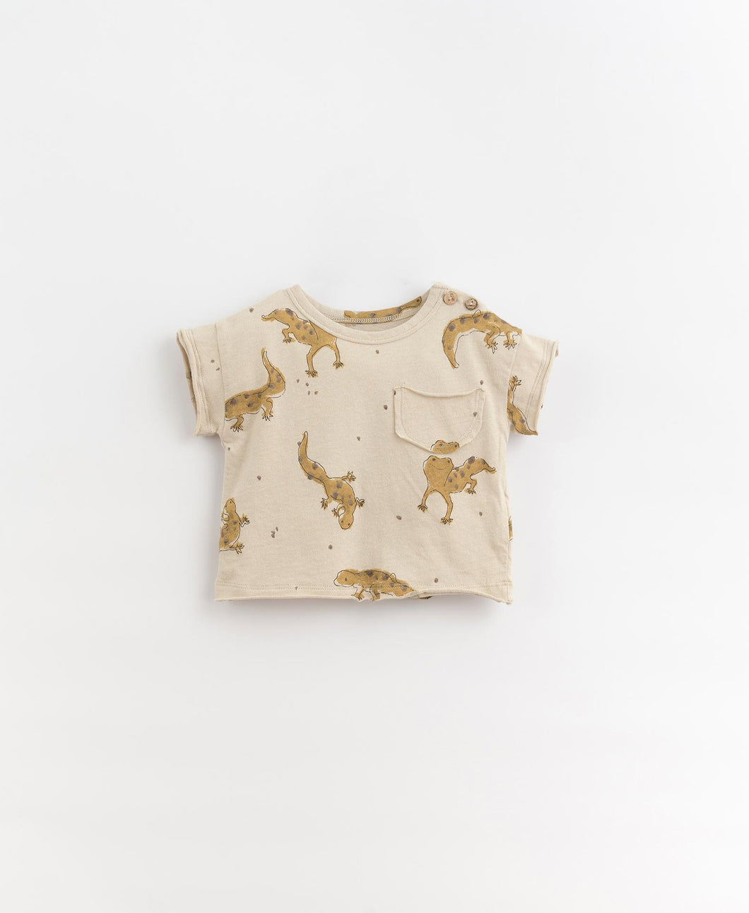 PLAY UP t-shirt bambino cotone stampa allover gechi