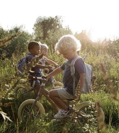 La bici senza pedali Little Dutch da 12 pollici è la prima bicicletta perfetta! Questa bici senza pedali è una bici senza pedali sicura e durevole per bambini dai 3 anni in su. 