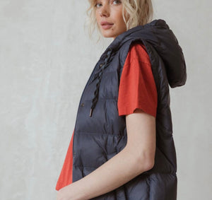 Indi & Cold piumino gilè donna colore blu