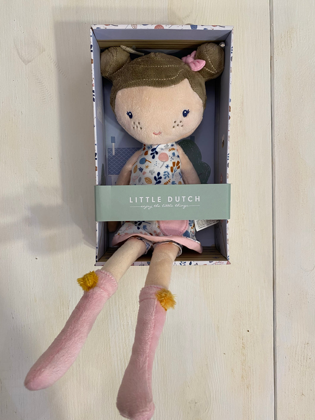 LITTLE DUTCH Rosa bambola in peluche