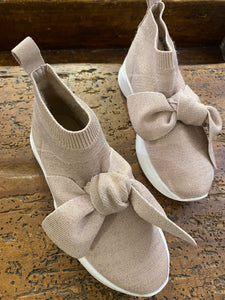Florens sneakers in tessuto rosa lurex