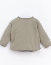 Carica l&#39;immagine nel visualizzatore di Gallery, PLAY UP t-shirt bambino cotone colore verde salvia
