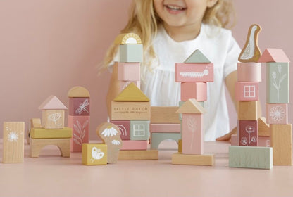 LITTLE DUTCH città in legno rosa
