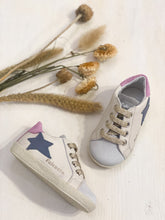Carica l&#39;immagine nel visualizzatore di Gallery, FALCOTTO sneakers bambina pelle e suede
