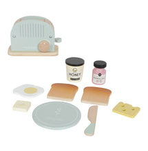 Carica l&#39;immagine nel visualizzatore di Gallery, LITTLE DUTCH tostapane in legno colore  menta
