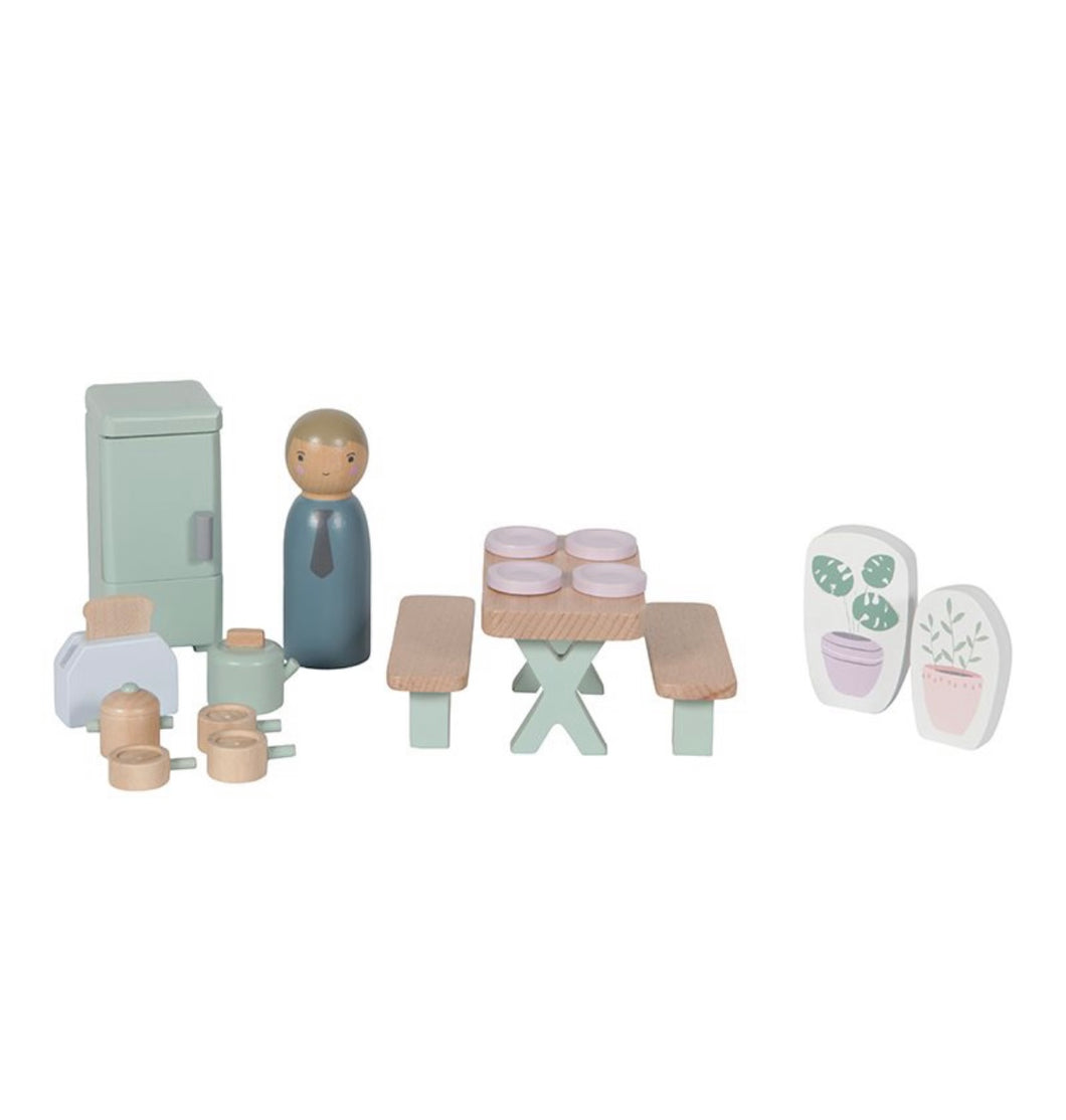 LITTLE DUTCH set gioco cucina per casa bambole