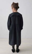Carica l&#39;immagine nel visualizzatore di Gallery, MY LITTLE COZMO abito bimba in cotone colore grigio piombo
