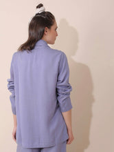 Carica l&#39;immagine nel visualizzatore di Gallery, Indi&amp;Cold blazer donna colore indaco
