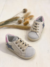 Carica l&#39;immagine nel visualizzatore di Gallery, FALCOTTO sneakers bambina pelle e suede

