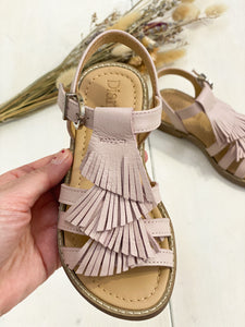 DIANETTI sandalo bimba in pelle rosa chiaro