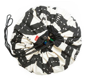 PLAY&GO Tappeto sacco porta giochi 2 in 1 - road map